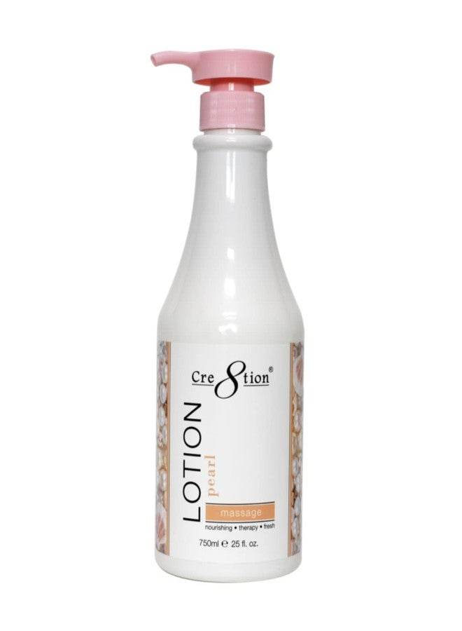 Cre8tion Spa Hand & Body Lotion Nourishing Skin Lotion Moisturizer From Dryness and Flaking 750ml / 25 fl oz (Pearl) - Image 1